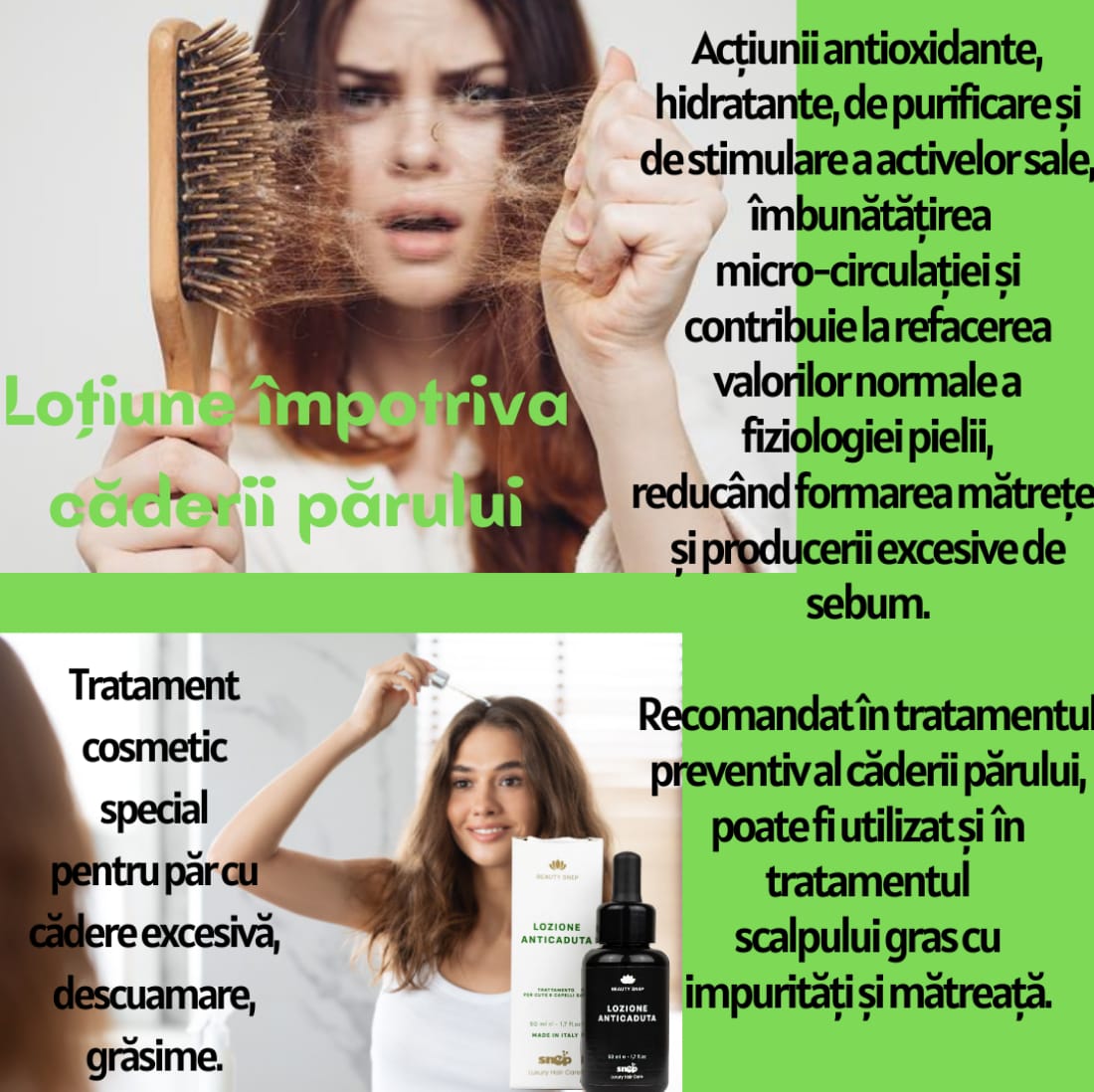 LOTIUNE PENTRU CADETEA EXCESIVA A PARULUI