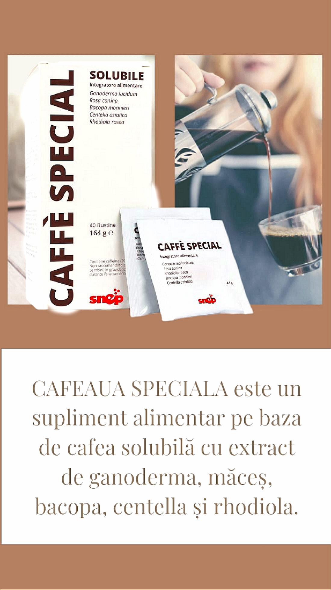 CAFEA CU PLANTE TERAPEUTICE