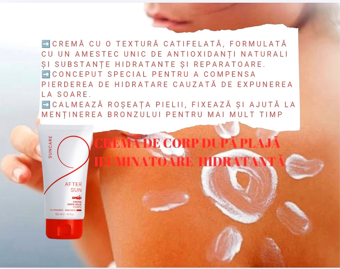 SUNCARE-CREMA DE CORP DUPA PLAJA